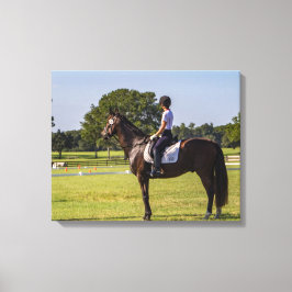 Lienzo Apreciando el curso