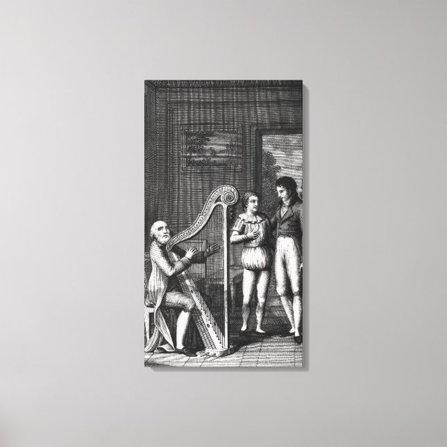 Lienzo Aprendizaje de Wilhelm Meister' (Anverso)