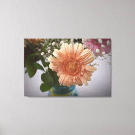 Lienzo Apricot Daisy Aún Vive Rústica Pintura