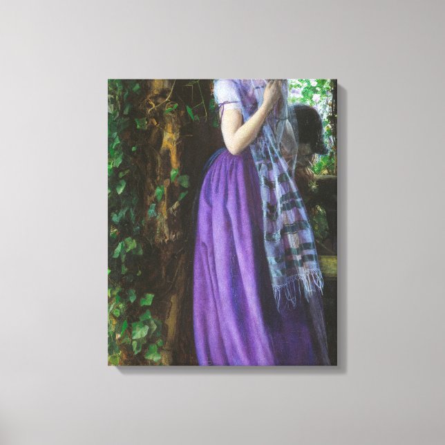 Lienzo April Love (de Arthur Hughes) (Anverso)