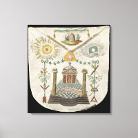 Apron de un Master de Saint Julien Lodge en