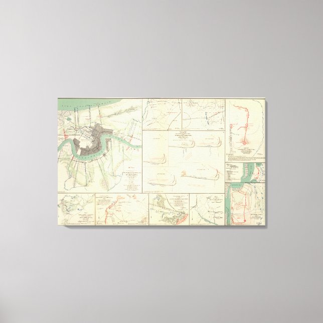 Lienzo Aproximaciones a Nueva Orleans (Anverso)