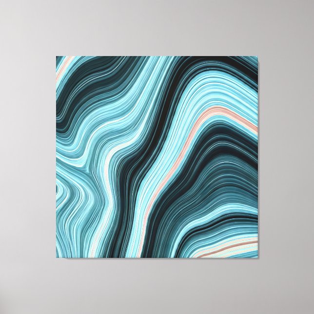 Lienzo Aqua Drift (Anverso)