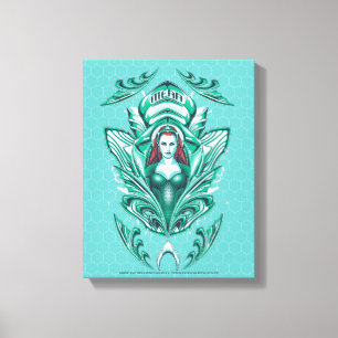 Lienzo Aquaman   Ornate Mera Graphic