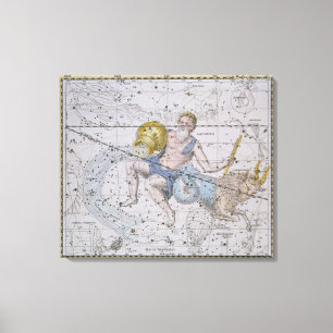 Lienzo Aquarius y Capricornio, de 'A Celestial Atlas',