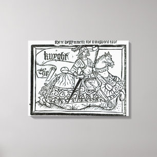 Lienzo "Aquí Begynneth el Knightes Tale