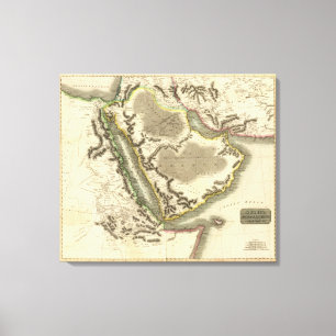 Lienzo Arabia, Egipto, Abyssinia, Mar Rojo