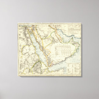 Lienzo Arabia, Egipto, Nubia, Abisinia