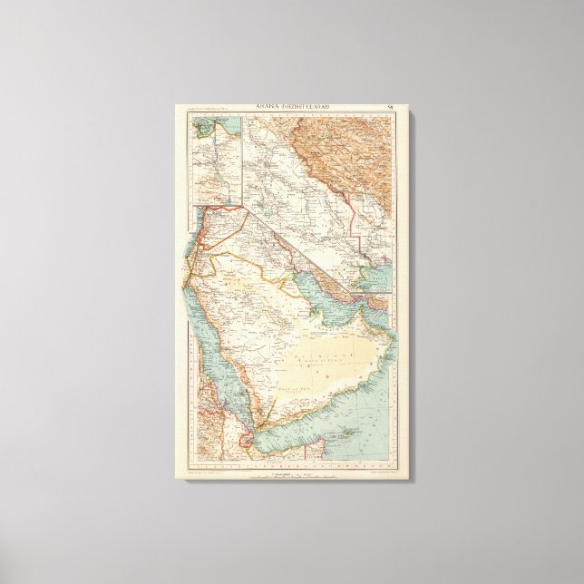 Lienzo Arabia Saudita (Anverso)
