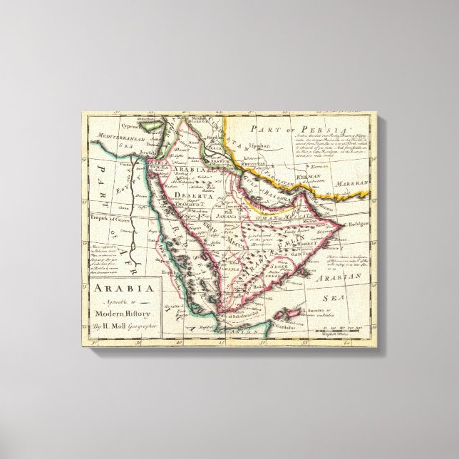 Lienzo Arabia Saudita 4 (Anverso)