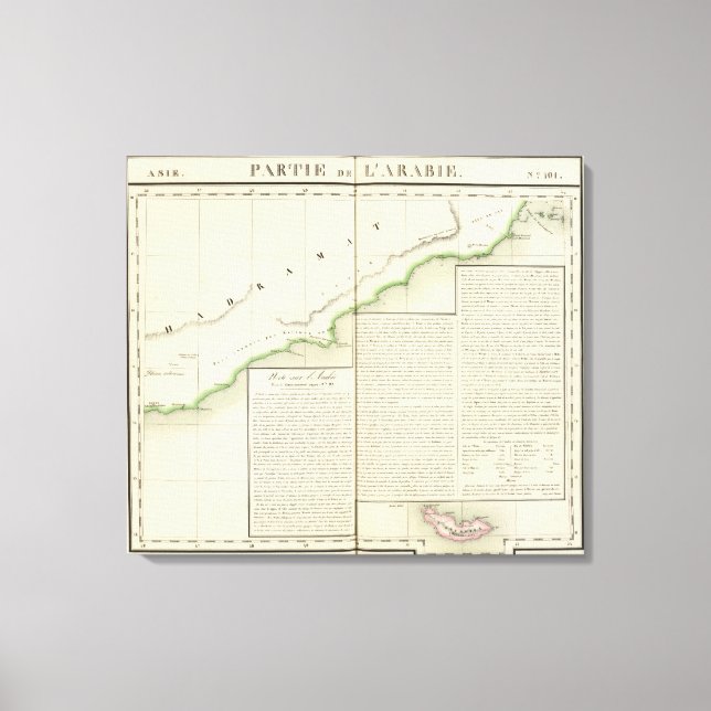 Lienzo Arabia Saudita, Asia 101 (Anverso)