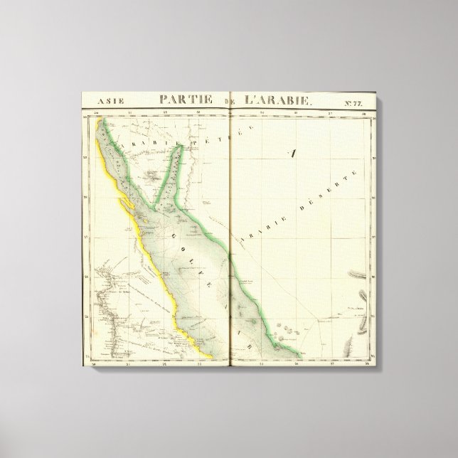 Lienzo Arabia Saudita, Asia 77 (Anverso)