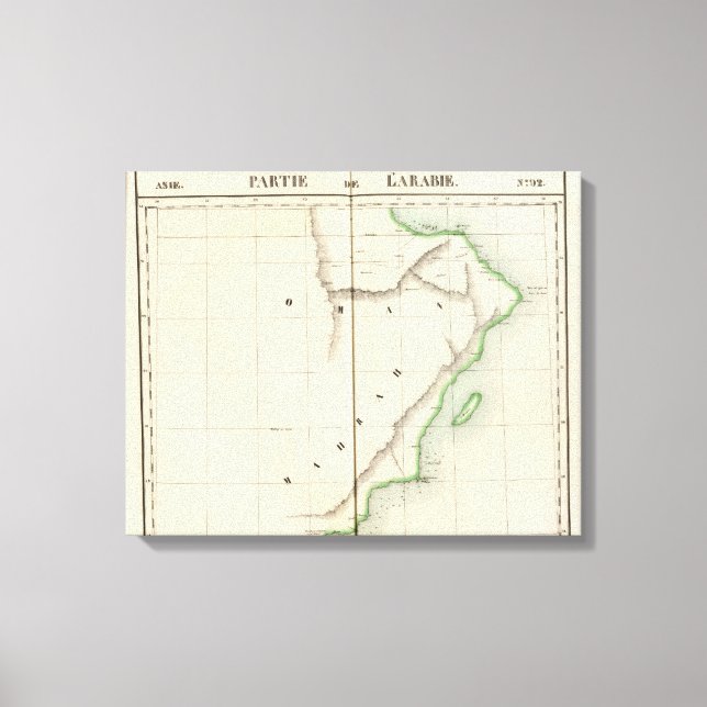 Lienzo Arabia Saudita, Asia 92 (Anverso)