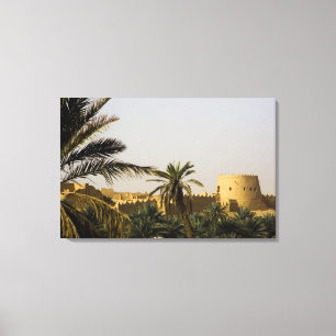 Lienzo Arabia Saudita, Riyad, el casco antiguo de Al-Diri