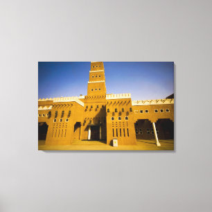 Lienzo Arabia Saudita, Riyad, Mezquita de Al Diriya