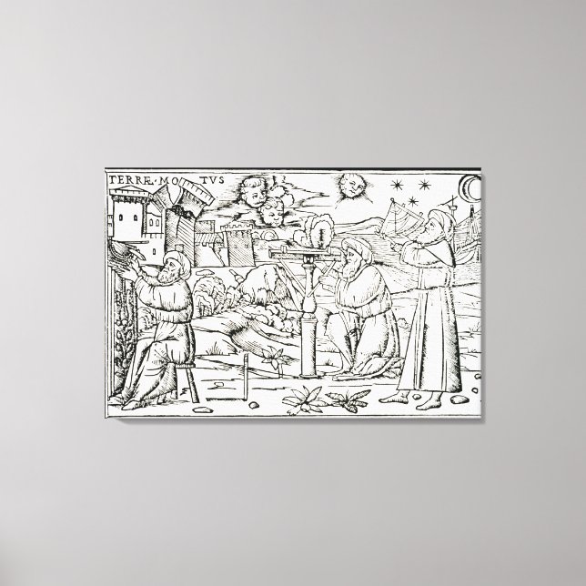 Lienzo Arabian Astrologers, copia de un ilustracion de (Anverso)