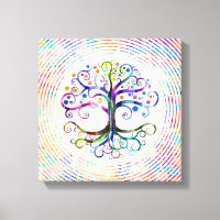 Árbol acuarela de la vida