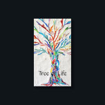 Lienzo Árbol arcoiris de vida Mosaico multicolor<br><div class="desc">Este lienzo decorativo tiene una huella de un árbol de mosaico de color arcoiris. Luminoso y alegre, se adaptaría a muchos interiores diferentes y haría un regalo especial. Hice el diseño original en mosaico usando pequeños fragmentos de vidrio de colores brillantes colocados en un fondo de yeso gris claro. Puede...</div>