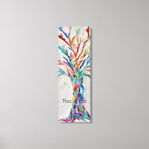 Lienzo Árbol arcoiris de vida musulmán multicolor