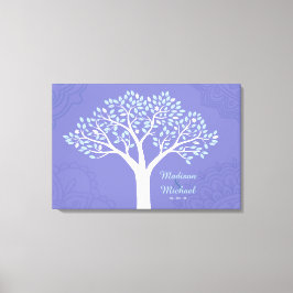 Lienzo ÁRBOL CON ESTRELLAS Rótulo Boda judío