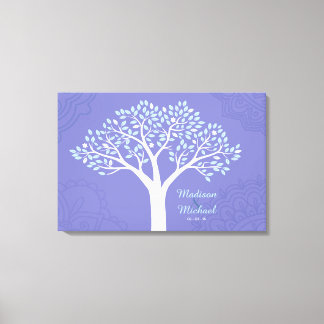 Lienzo ÁRBOL CON ESTRELLAS Rótulo Boda judío