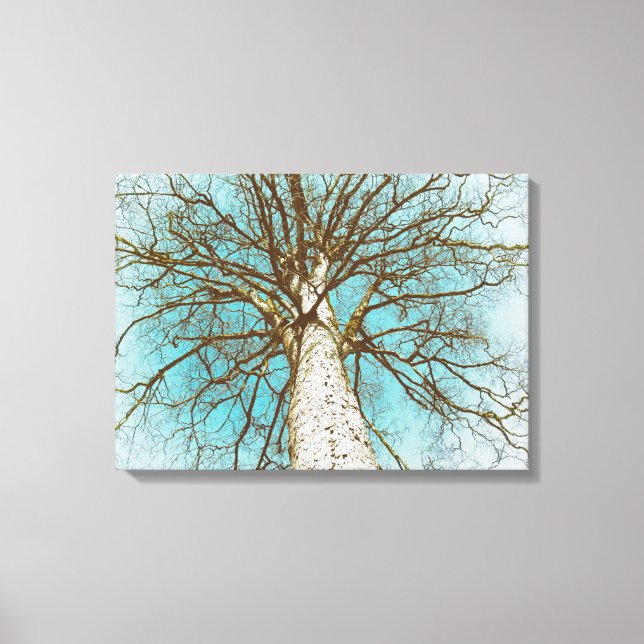 Lienzo Árbol con ramas (Anverso)