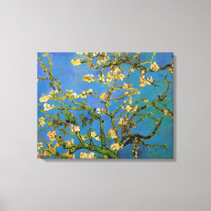 Lienzo Árbol de almendra floreciente de Vincent van Gogh