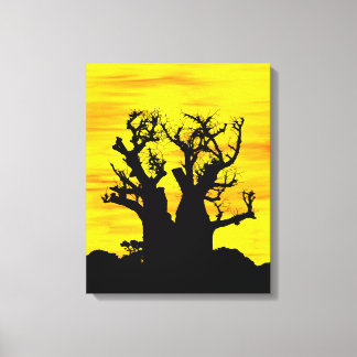 Lienzo Árbol de boab en aceites