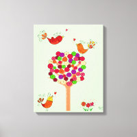 Árbol de botones naranja