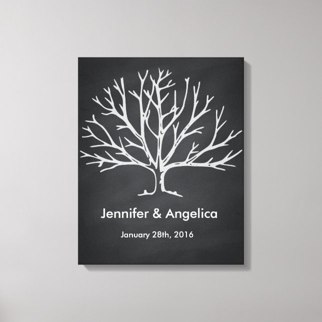 Lienzo Árbol de huellas dactilares del Boda ruso del tabl (Anverso)