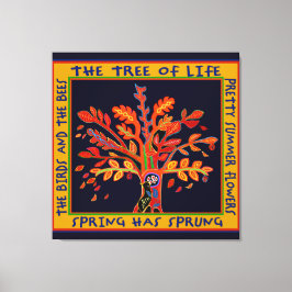 Lienzo Árbol de la Vida