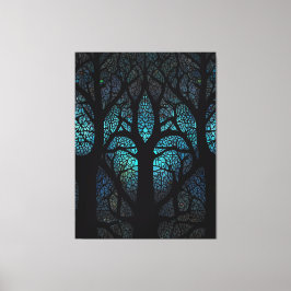 Lienzo Árbol de la Vida - Mosaico del Bosque Místico