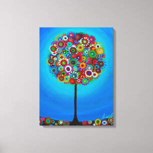 LIENZO ÁRBOL DE LA VIDA POR PRISARTS