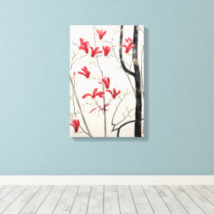 Lienzo Árbol de Magnolia por Kobayashi Kokei, Naturaleza 