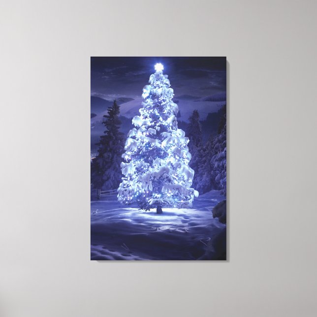 Lienzo Árbol de Navidad (Anverso)