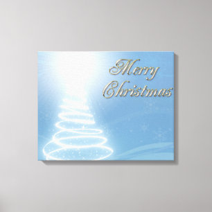 Lienzo Árbol de navidad abstracto
