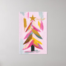 Árbol de Navidad abstracto brilla con fuerza