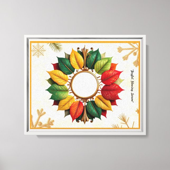 Lienzo "Árbol de Navidad de la Vida" (Anverso)