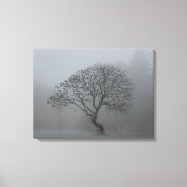 Lienzo Árbol de niebla (Anverso)