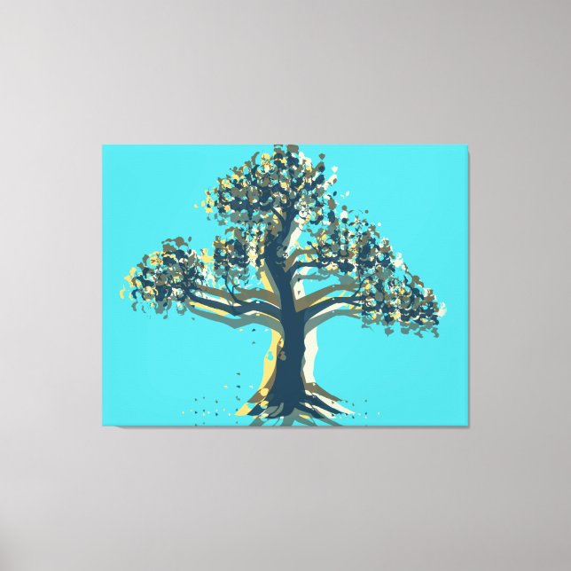 Lienzo Árbol de verano #2 (Anverso)