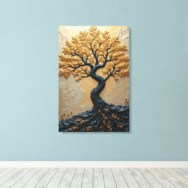 Lienzo Árbol de vida (Insitu (piso de madera))