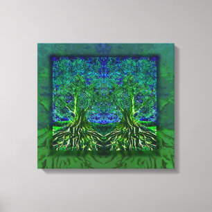 Lienzo Árbol del agradecimiento de la vida