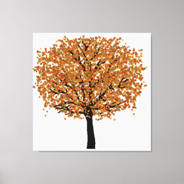 Lienzo Árbol dorado (Anverso)