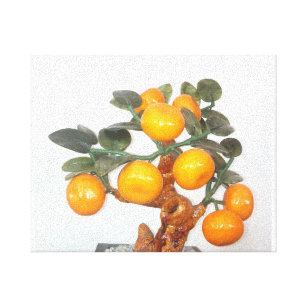 Lienzo Árbol lleno de fruta - Gran feng shui - imagen