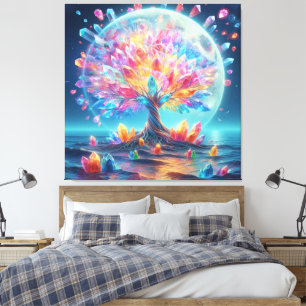 Lienzo Árbol lunar