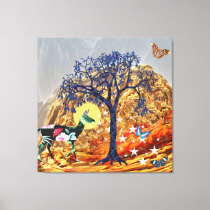 Lienzo Árbol Mágico