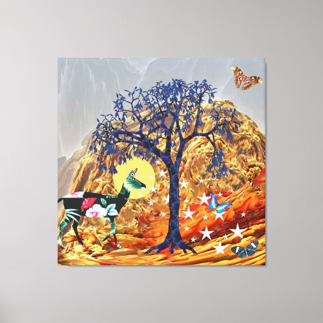 Lienzo Árbol Mágico (Anverso)