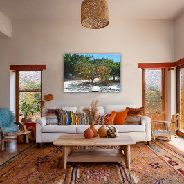 Lienzo Árbol naranja