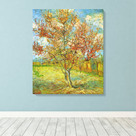 Lienzo Árbol rosa en flor por Vincent van Gogh
