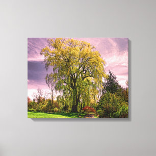 Lienzo Árbol silvestre llenado